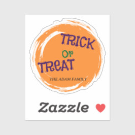 ハロウィン トリック・オア・トリート シール お菓子の袋用ステッカー