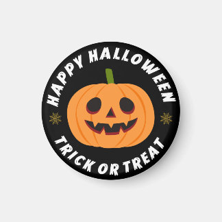 ハロウィン トリック オア トリート パンプキン ブラック マグネット
