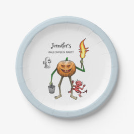 ハロウィン トリック オア トリート ペーパープレート