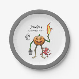 ハロウィン トリック オア トリート ペーパープレート