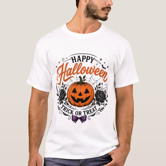 ハロウィン トリック オア トリート Tシャツ (正面)