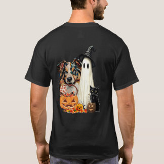 ハロウィン・トリート オーストラリアン・シェパード Tシャツ
