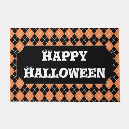 ハロウィン ドアマット ラグ デコレーション (正面)