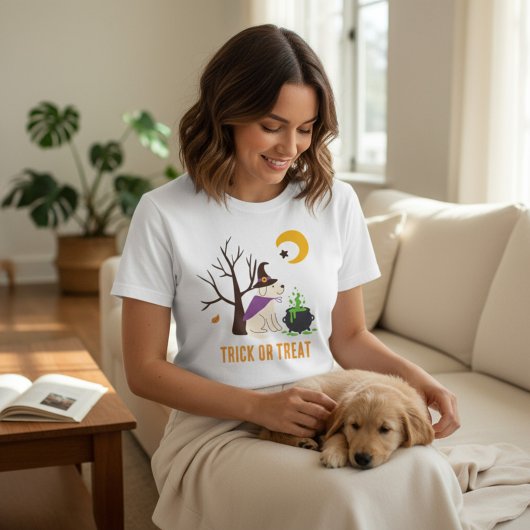 ハロウィン・ドッグママTシャツ ラブラドールの愛好家へのプレゼント Tシャツ