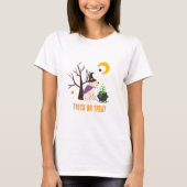 ハロウィン・ドッグママTシャツ ラブラドールの愛好家へのプレゼント Tシャツ (正面)