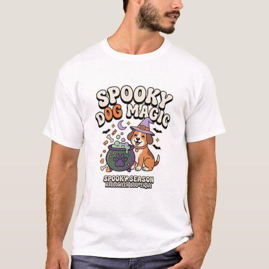 ハロウィン ドッグ マジック ビブス Tシャツ (正面)