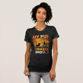 ハロウィン・ドッグ・墓場パトロール Tシャツ (正面フル)