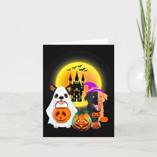 ハロウィン・ドッグTシャツ1 カード (正面)