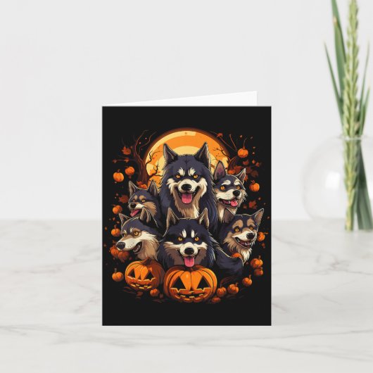 ハロウィン・ドッグTシャツ2 カード (正面)