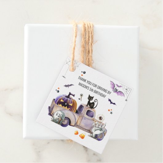 ハロウィン |ドライブバイ誕生日パーティーありがとうございました フェイバータグ (インサイチュ)