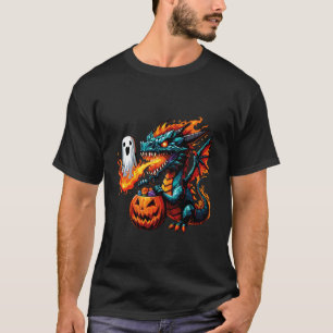 ハロウィン ドラゴン おばけ スイーツ お菓子入れ 1 Tシャツ
