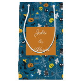 ハロウィン ナイト ギフト バッグ スモールペーパーバッグ (正面)