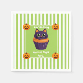 ハロウィン・ナイト・パーティー 誕生日 - ハロウィンの夜 スタンダードカクテルナプキン