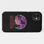 ハロウィン+ナイト+墓場+魔女 Case-Mate iPhoneケース (裏面(横))