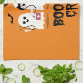 ハロウィン ナース かわいい おばけ 看護婦 キッチンタオル (折り畳み)