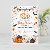 ハロウィン ニューボーン・ベビーシャワー おめでとう 招待状 (スタンド正面)