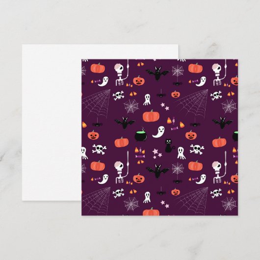 ハロウィン ノートカード (正面/裏面)