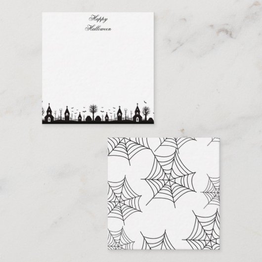 ハロウィン ノートカード (正面/裏面)