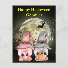 ハロウィン ノーム 魔法使い 満月 ポストカード