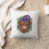 ハロウィン ハイランドコウモリ 魔女の帽子 ヴィンテージ ベクター_1 クッション (ブランケット)