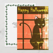 ハロウィン ハッピーハロウィン カード (正面/裏面)