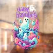 ハロウィン ハッピー ゴースト ウィンドウサイン (シート2)
