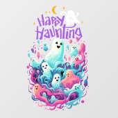 ハロウィン ハッピー ゴースト ウィンドウサイン (シート)
