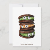 ハロウィン ハッピー ハロウィン クッキー シーズンカード (正面)