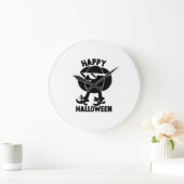 ハロウィン ハッピー ハロウィン パンプキン ラージ壁時計 (ホーム)