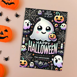 ハロウィン ハッピー ハロウィン 怖い かわいい ゴースト シーズンカード