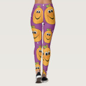 ハロウィン ハッピー パンプキンズ レギンス (裏面)