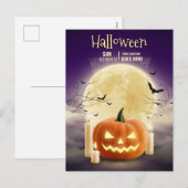 ハロウィン+ハロウィンのお化け屋敷パーティー シーズンポストカード (正面/裏面)
