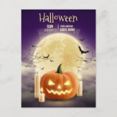 ハロウィン+ハロウィンのお化け屋敷パーティー シーズンポストカード (正面)