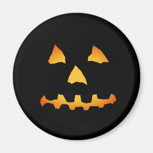 ハロウィン: ハロウィーンのカボチャのちょうちんは直面します: マグネット
