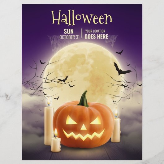 ハロウィン ハロウィーン パーティー チラシ (正面)