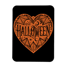 ハロウィン ハート オレンジ ハート型 ホリデー マグネット