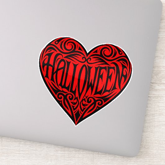 ハロウィン ハート ブラックハート 記念日 シール (詳細)