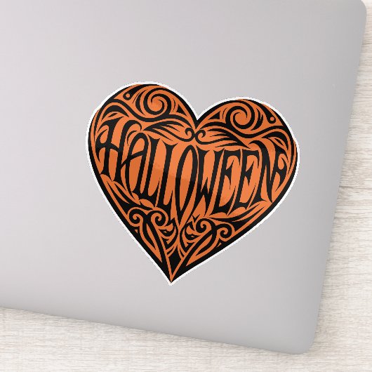 ハロウィン ハート ブラックハート 記念日 シール (詳細)