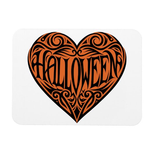 ハロウィン ハート ブラックハート 記念日 マグネット (横)