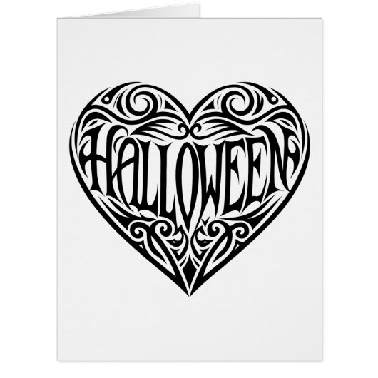 ハロウィン ハート ブラック ハート 記念日 (正面)