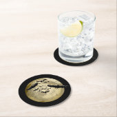 ハロウィン ハーベスト フルムーン アンド ナイト フライト バッツ ラウンドペーパーコースター (インサイチュ)