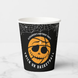 ハロウィン バスケットボール  トリックオアバスケットボール 誕生日 紙コップ