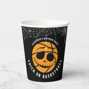 ハロウィン バスケットボール トリックオアバスケットボール 誕生日 紙コップ
