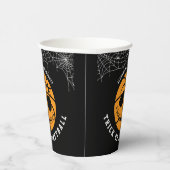 ハロウィン バスケットボール  トリックオアバスケットボール 誕生日 紙コップ (右)