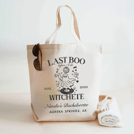 ハロウィン・バチェロレッテパーティー Last Boo Before I Do トートバッグ