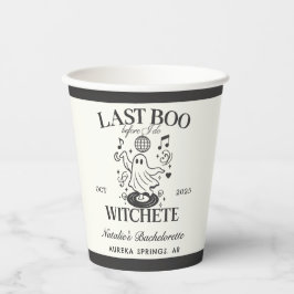 ハロウィン・バチェロレッテパーティー Last Boo Before I Do 紙コップ