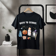ハロウィン バックトゥスクール Tシャツ かわいいパンプキンミイラ