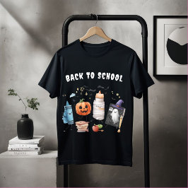 ハロウィン バックトゥスクール Tシャツ かわいいパンプキンミイラ