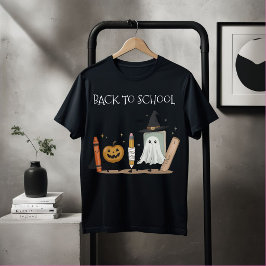 ハロウィン バックトゥスクール Tシャツ かわいい おばけ パンプキン