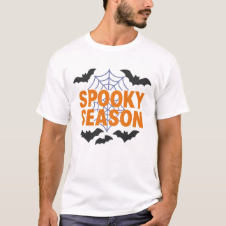 ハロウィン・バットのウェブデザイン Tシャツ